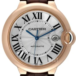 Ballon Bleu Silverfärgad/Läder Ø42.1 mm