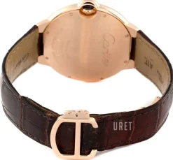 Ballon Bleu Silverfärgad/Läder Ø42.1 mm