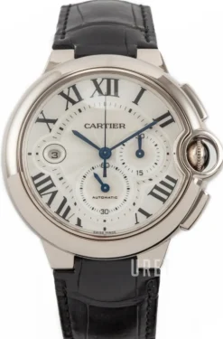 Ballon Bleu Silverfärgad/Läder Ø47.1 mm