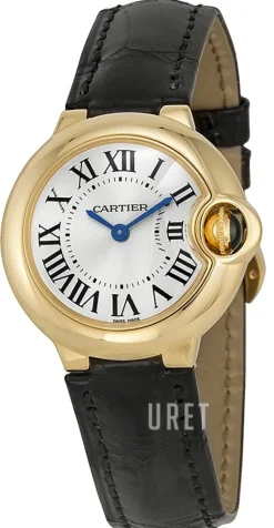 Ballon Bleu Silverfärgad/Läder Ø28.6 mm