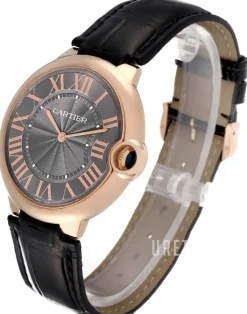 Ballon Blue Grå/Läder Ø40 mm