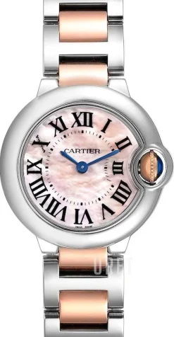 Ballon Blue Rosa/18 karat roséguld Ø28.5 mm