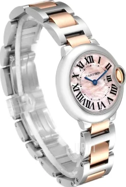 Ballon Blue Rosa/18 karat roséguld Ø28.5 mm