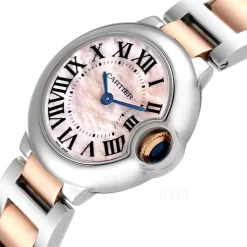 Ballon Blue Rosa/18 karat roséguld Ø28.5 mm