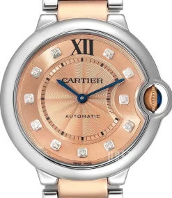 Ballon Blue Roséguldstonad/18 karat roséguld Ø36.6 mm