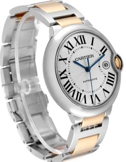 Ballon Blue Silverfärgad/18 karat gult guld Ø42 mm