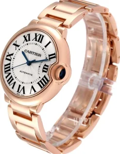 Ballon Blue Silverfärgad/18 karat roséguld Ø36 mm