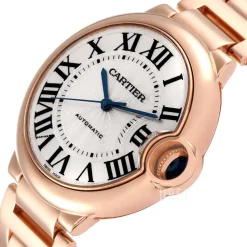 Ballon Blue Silverfärgad/18 karat roséguld Ø36 mm