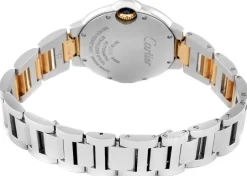 Ballon Blue Silverfärgad/18 karat gult guld Ø33 mm