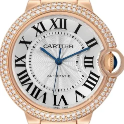 Ballon Blue Silverfärgad/18 karat roséguld Ø37 mm