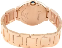 Ballon Blue Silverfärgad/18 karat roséguld Ø37 mm