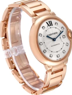 Ballon Blue Silverfärgad/18 karat roséguld Ø36.2 mm