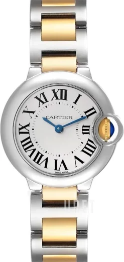 Ballon Blue Silverfärgad/Gulguldtonat stål Ø28 mm