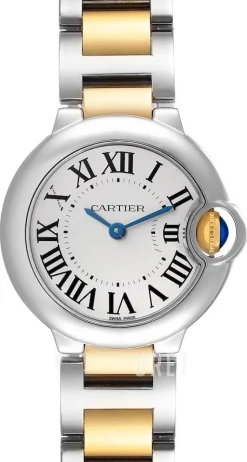 Ballon Blue Silverfärgad/Gulguldtonat stål Ø28 mm