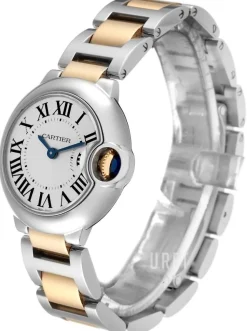 Ballon Blue Silverfärgad/Gulguldtonat stål Ø28 mm