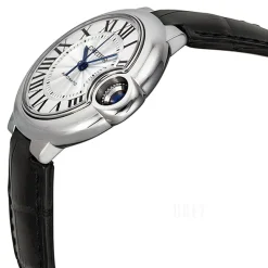 Ballon Blue Silverfärgad/Läder Ø33 mm