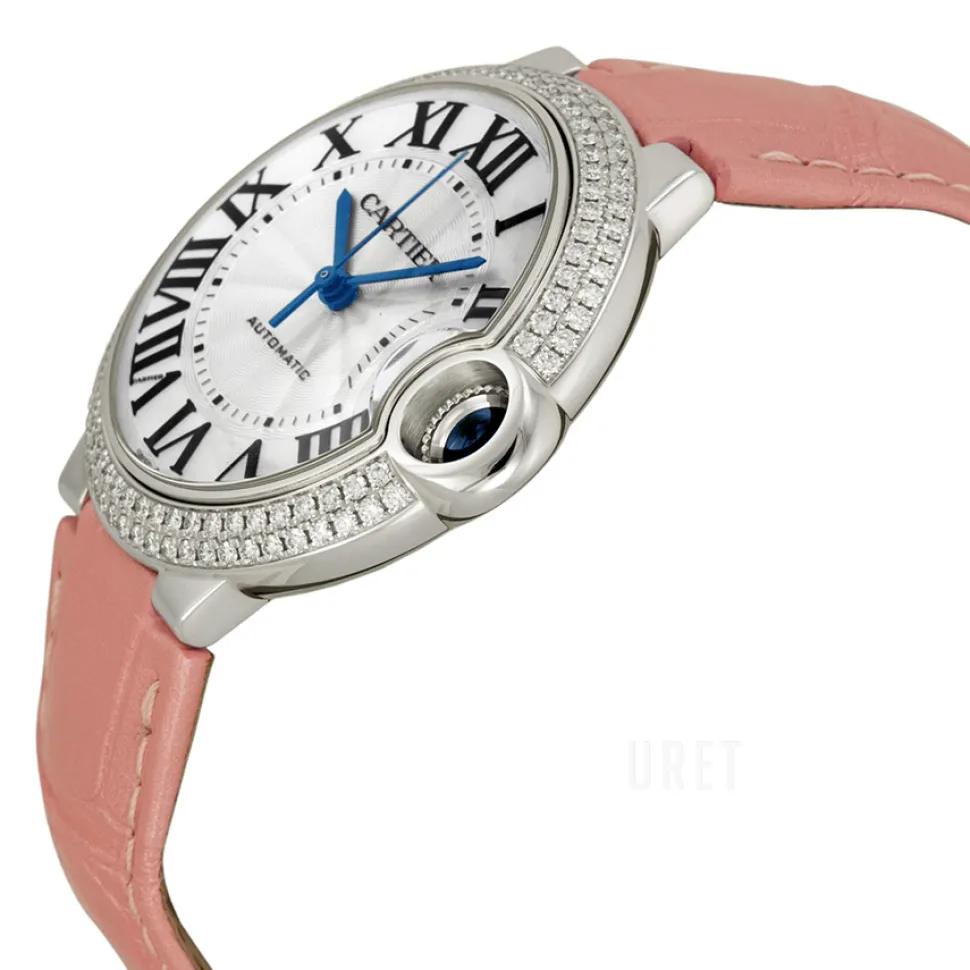 Ballon Blue Silverfärgad/Läder Ø36.2 mm