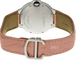 Ballon Blue Silverfärgad/Läder Ø36.2 mm