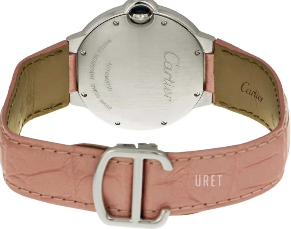 Ballon Blue Silverfärgad/Läder Ø36.2 mm