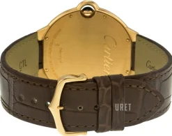 Ballon Blue Silverfärgad/Läder Ø40 mm