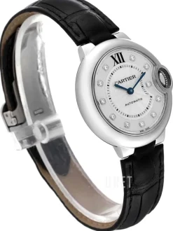 Ballon Blue Silverfärgad/Läder Ø33 mm