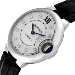 Ballon Blue Silverfärgad/Läder Ø33 mm