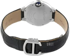 Ballon Blue Silverfärgad/Läder Ø33 mm