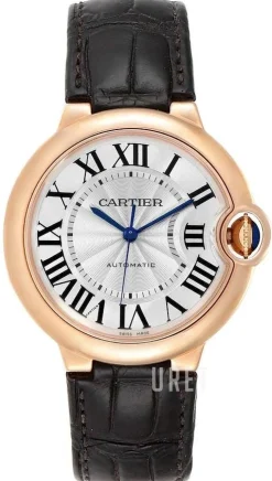 Ballon Blue Silverfärgad/Läder Ø36.6 mm