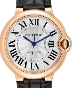 Ballon Blue Silverfärgad/Läder Ø36.6 mm