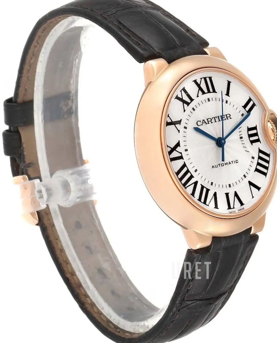 Ballon Blue Silverfärgad/Läder Ø36.6 mm