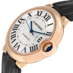 Ballon Blue Silverfärgad/Läder Ø36.6 mm