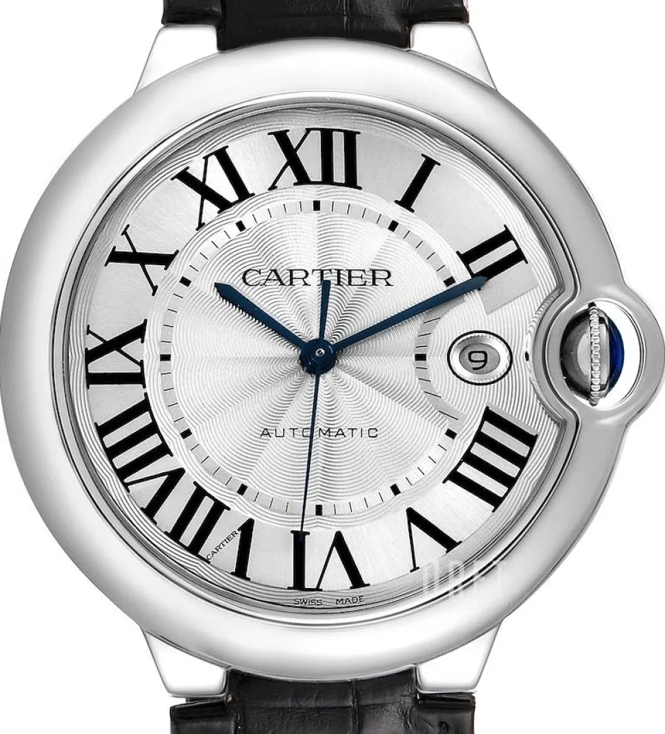 Ballon Blue Silverfärgad/Läder Ø42.1 mm