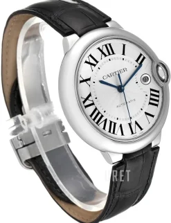 Ballon Blue Silverfärgad/Läder Ø42.1 mm