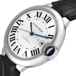 Ballon Blue Silverfärgad/Läder Ø42.1 mm