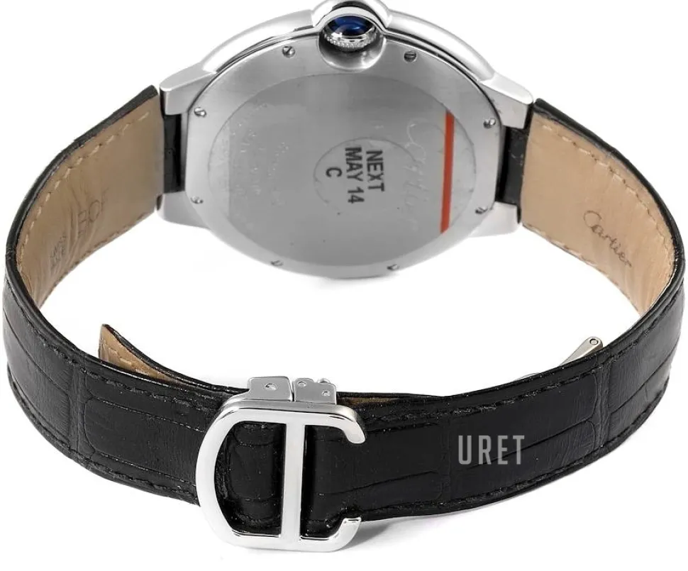 Ballon Blue Silverfärgad/Läder Ø42.1 mm