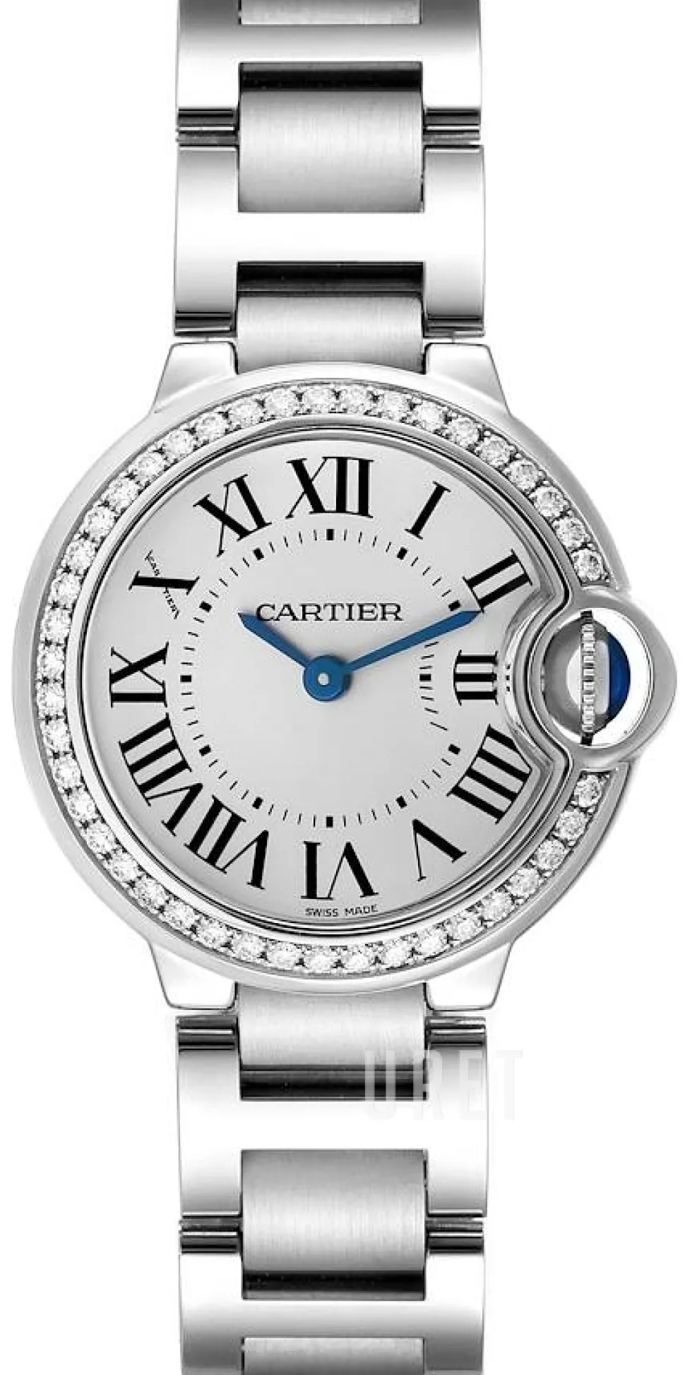 Ballon Blue Silverfärgad/Stål Ø28 mm