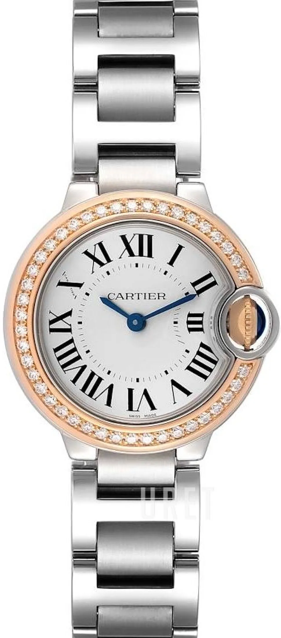 Ballon Blue Silverfärgad/Stål Ø28 mm