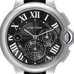 Ballon Blue Svart/Läder Ø47 mm