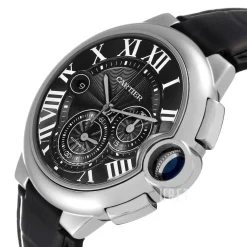 Ballon Blue Svart/Läder Ø47 mm