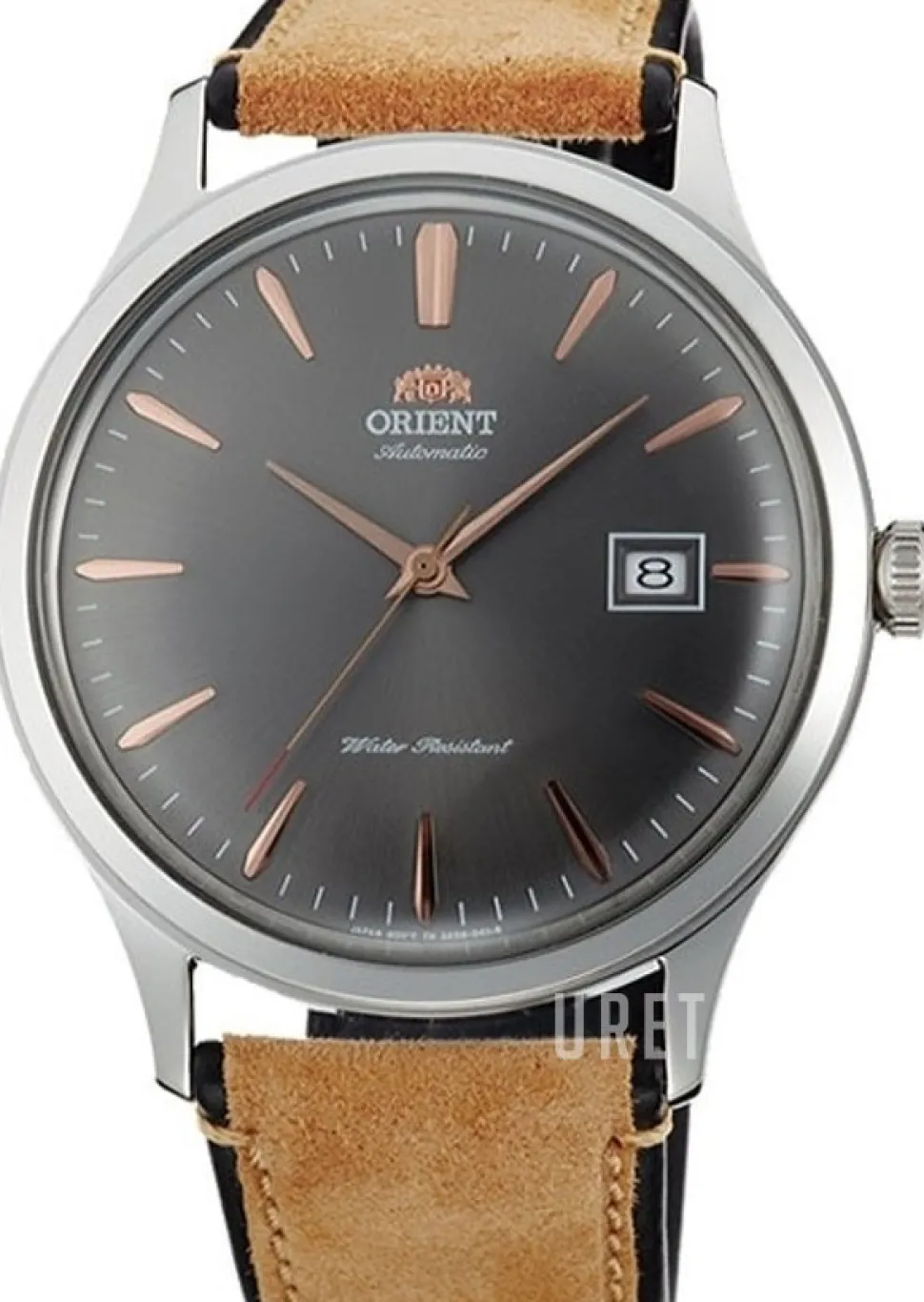 Bambino Grå/Läder Ø42 mm