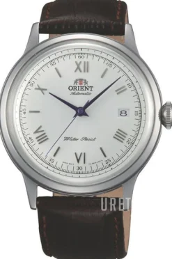 Bambino Silverfärgad/Läder Ø40.5 mm