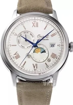 Bambino Sun & Moon 75th Anniversary Vit/Läder Ø41.5 mm