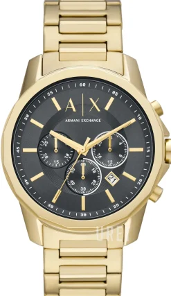 Banks Grå/Guldtonat stål Ø44 mm