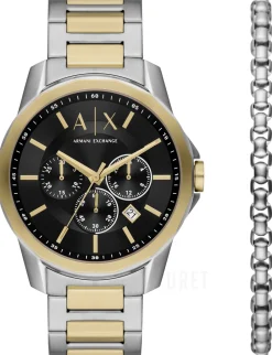 Banks Svart/Guldtonat stål Ø44 mm