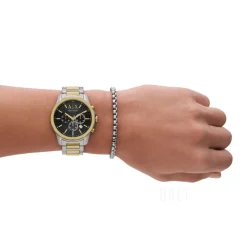 Banks Svart/Guldtonat stål Ø44 mm