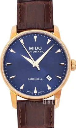 Baroncelli Blå/Läder Ø38 mm