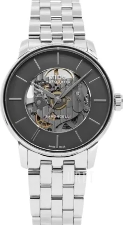 Baroncelli Grå/Stål Ø39 mm