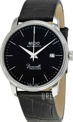 Baroncelli Svart/Läder Ø39 mm