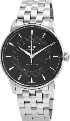 Baroncelli Svart/Stål Ø39 mm