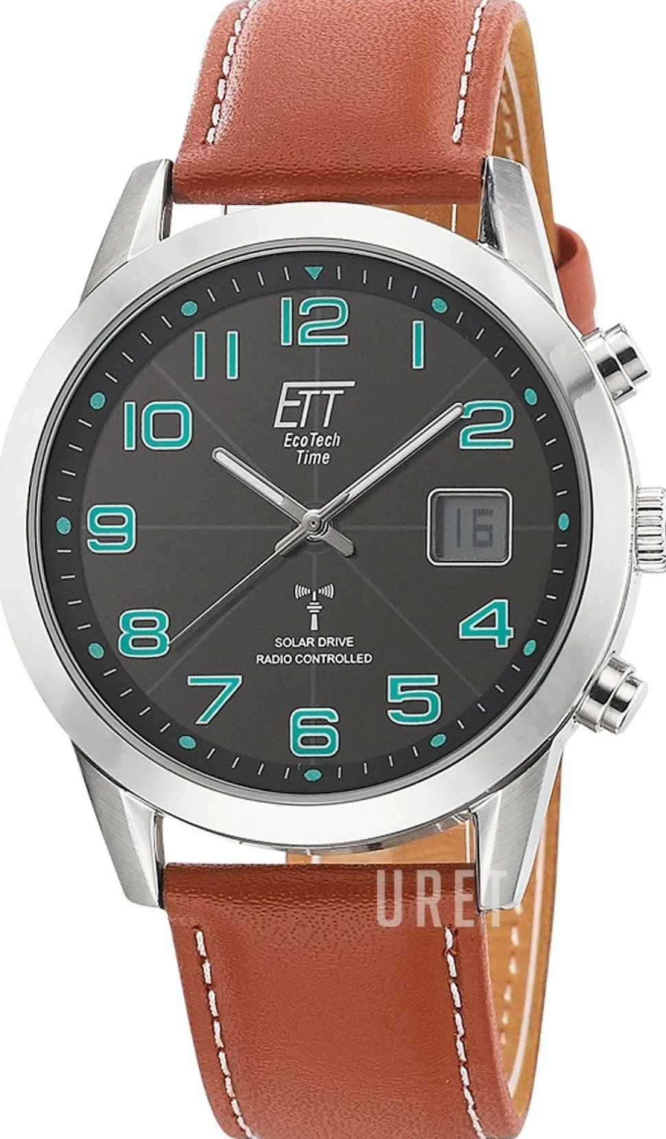 Basic Svart/Läder Ø41 mm